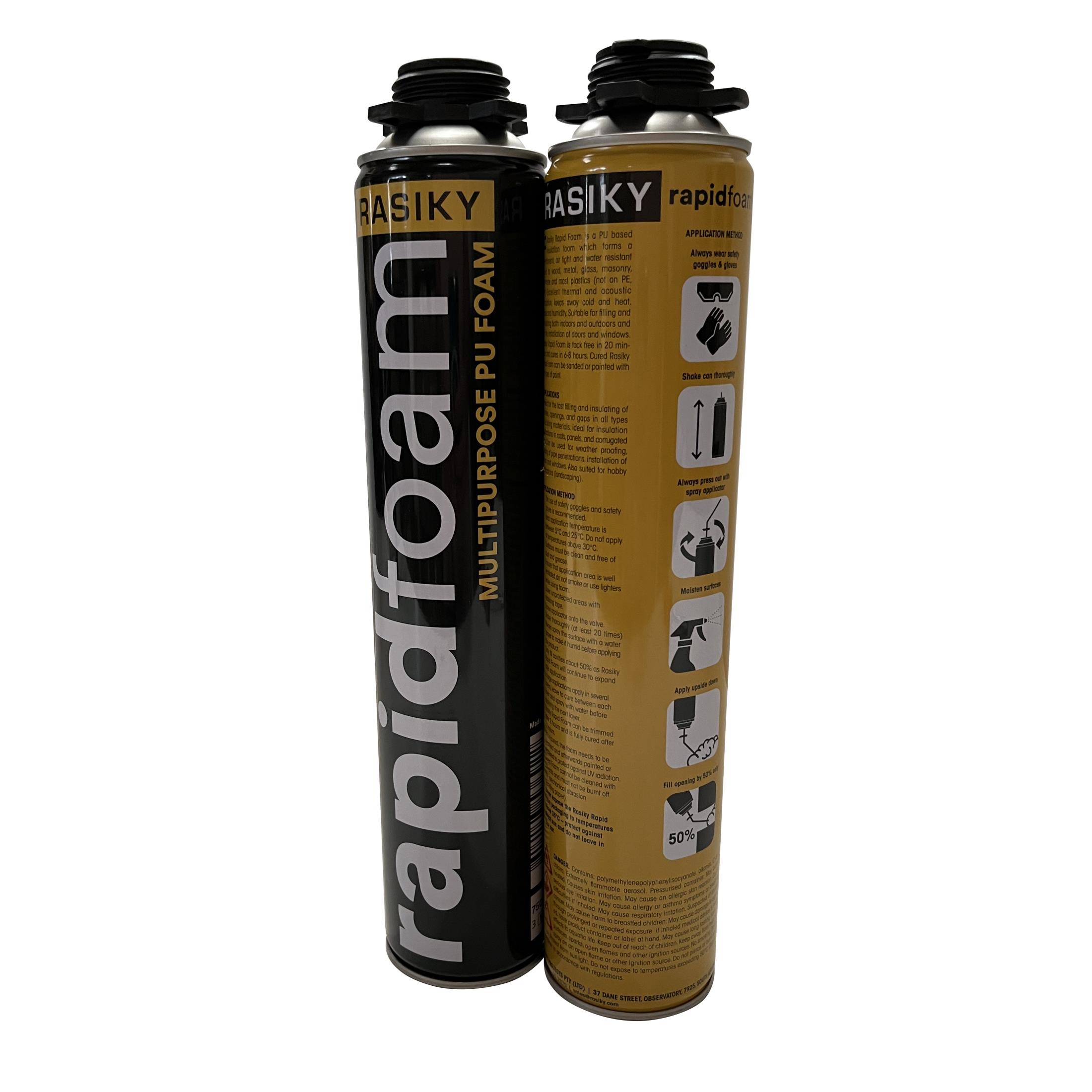 Rasiky PU Foam Multipurpose RapidFoam Gun Type Refill Pack Medium
