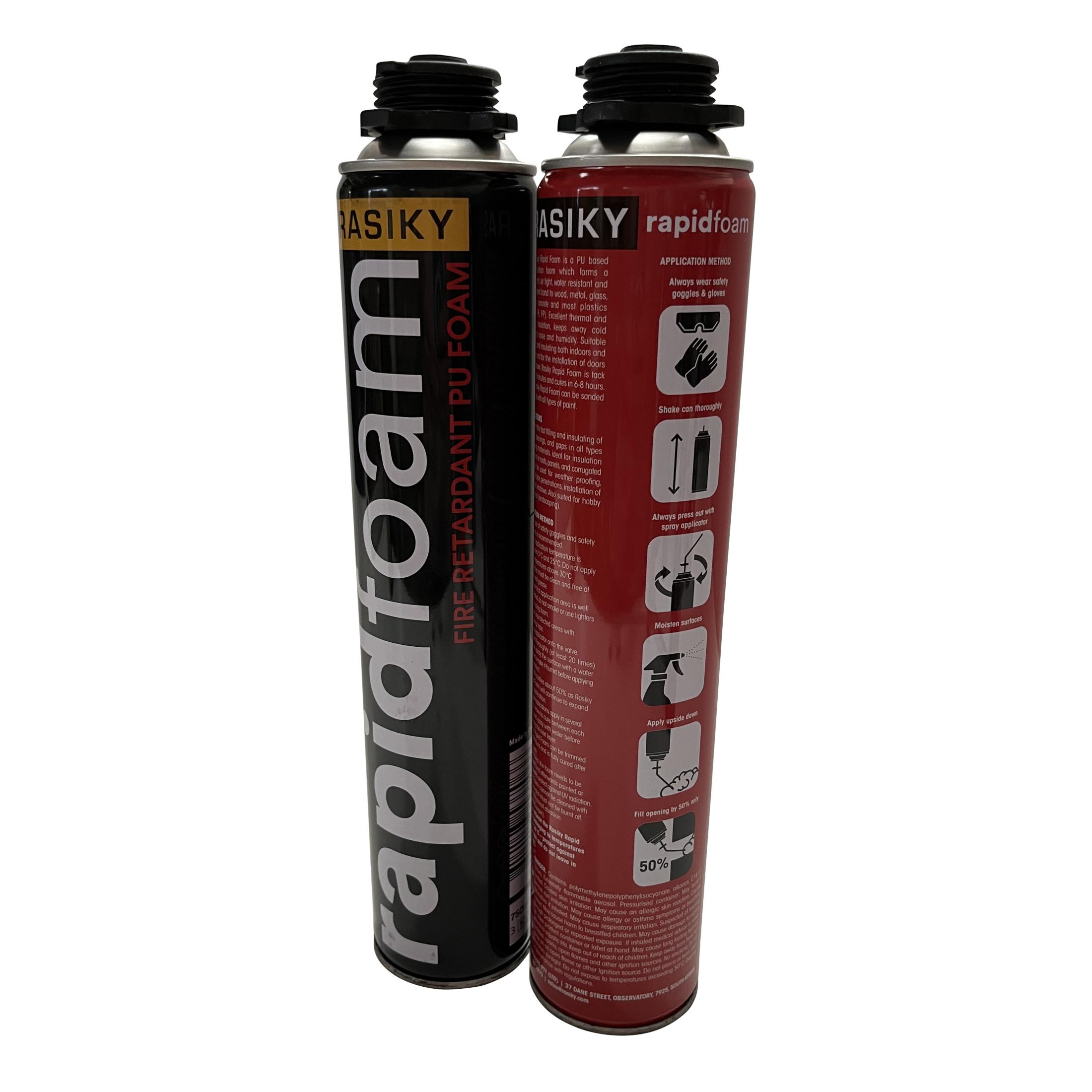 Rasiky PU Foam Fire Retardant RapidFoam Gun Type Refill Pack Medium